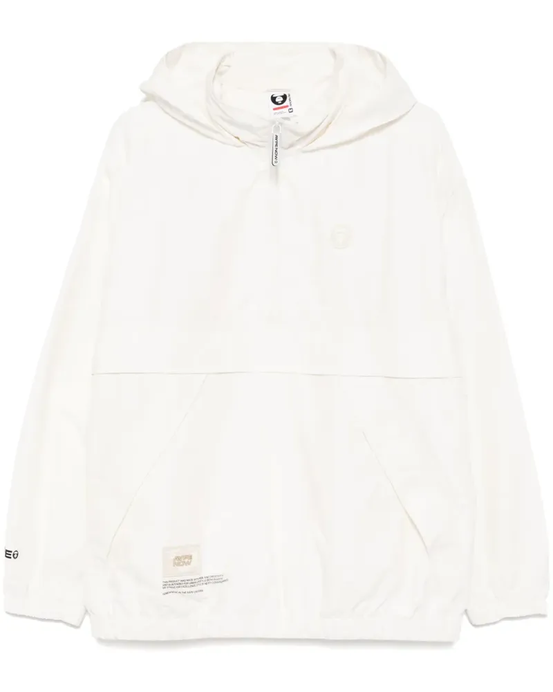 BAPE AAPENOW Jacke mit kurzem Reißverschluss - Weiß Weiß