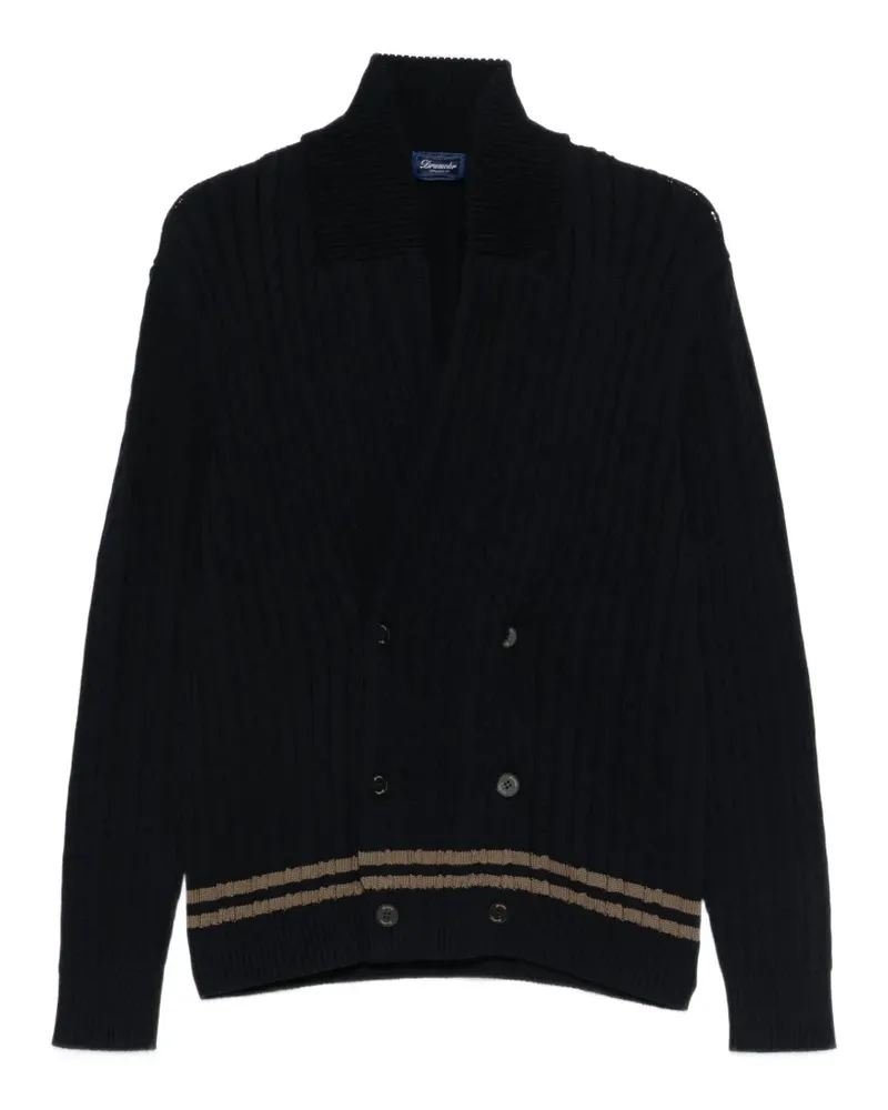 Drumohr  cable-knit cardigan - Blau Blau