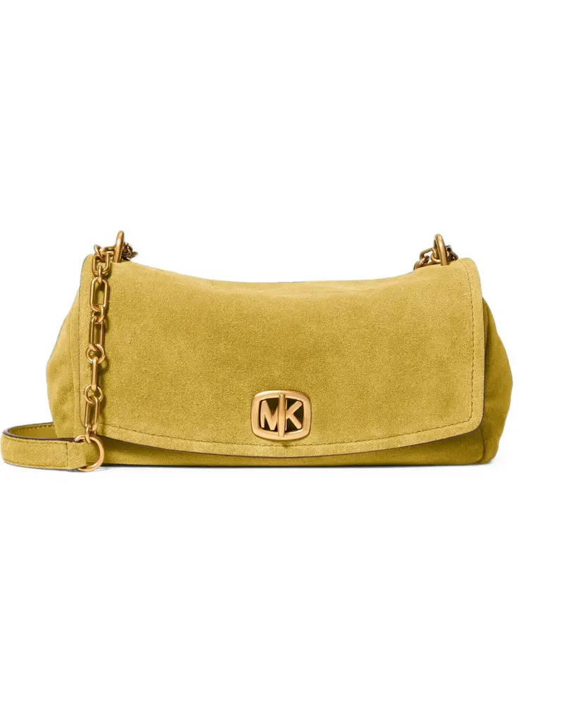 Michael Kors Bryant small suede convertible shoulder bag - Gelb Gelb