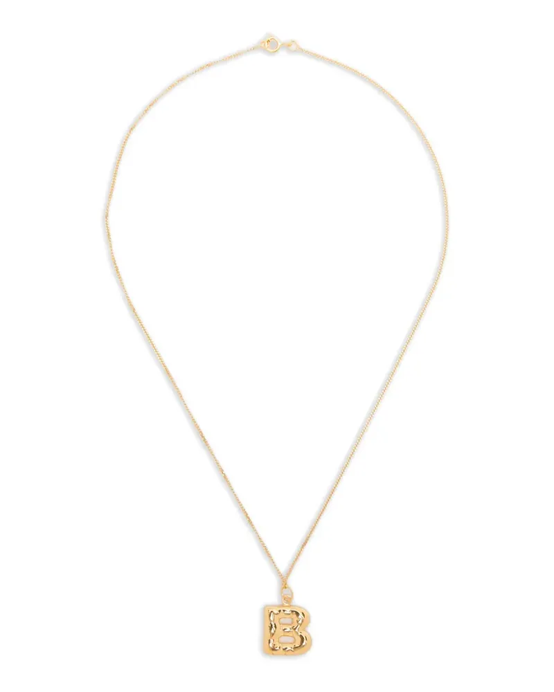 Completedworks B-pendant necklace - Gold Gold