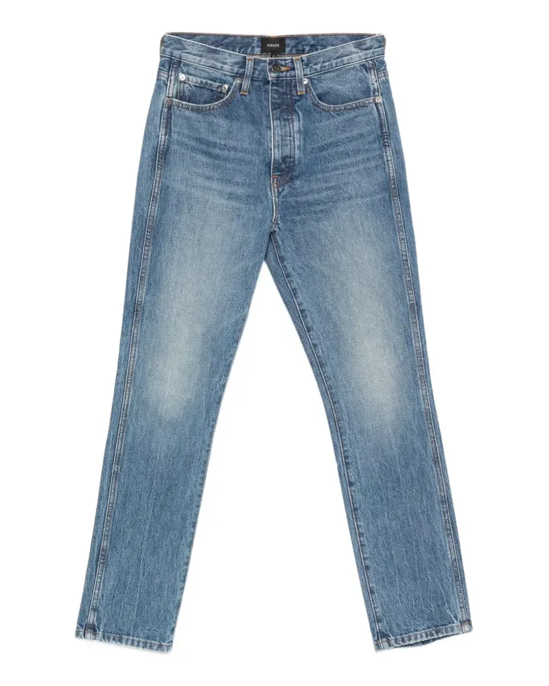 KHAITE Finley Jeans im Distressed-Look - Blau Blau