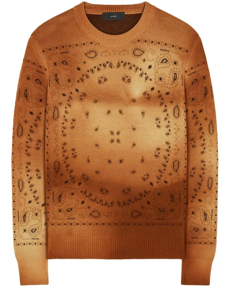 Alanui Pullover mit Paisleymuster - Braun Braun