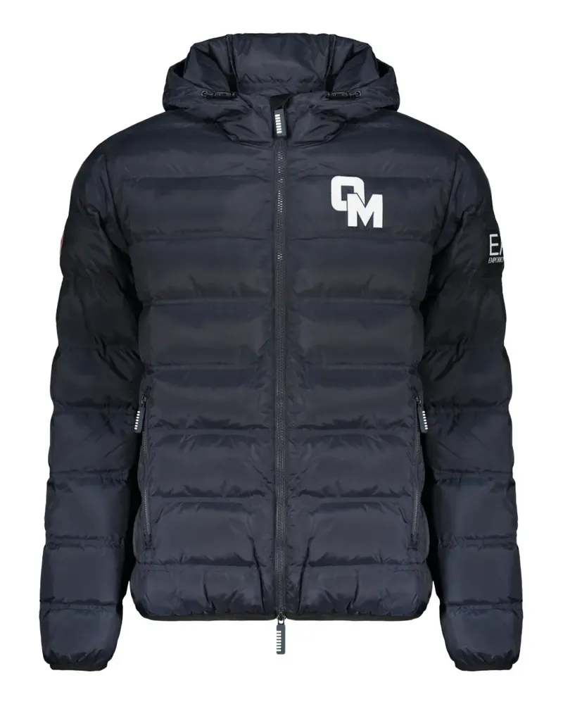EA7 padded hooded jacket - Blau Blau