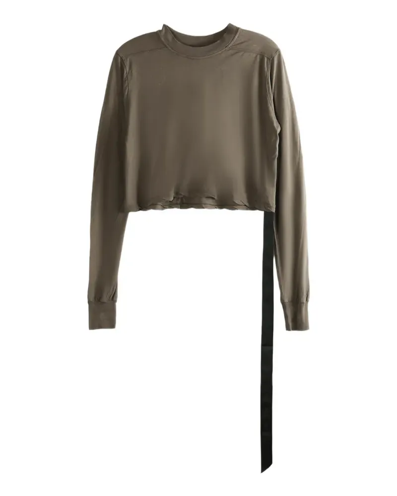 DRKSHDW by Rick Owens long-sleeve cropped sweatshirt - Grün Grün