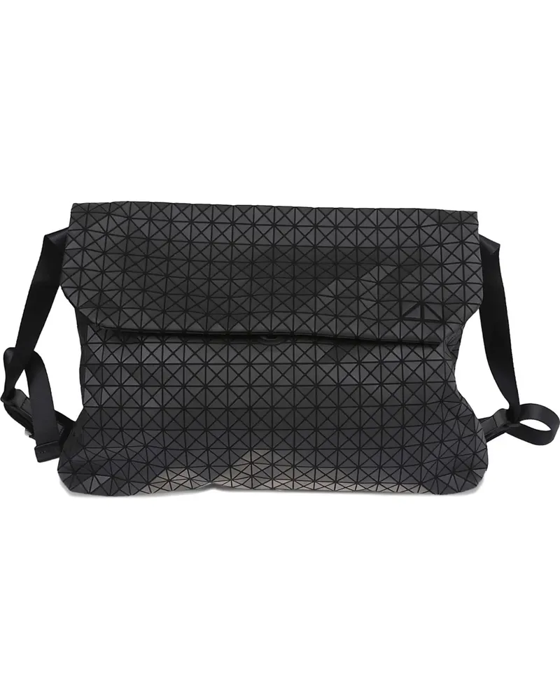 Issey Miyake Schultertasche mit geometrischem Muster - Schwarz Schwarz