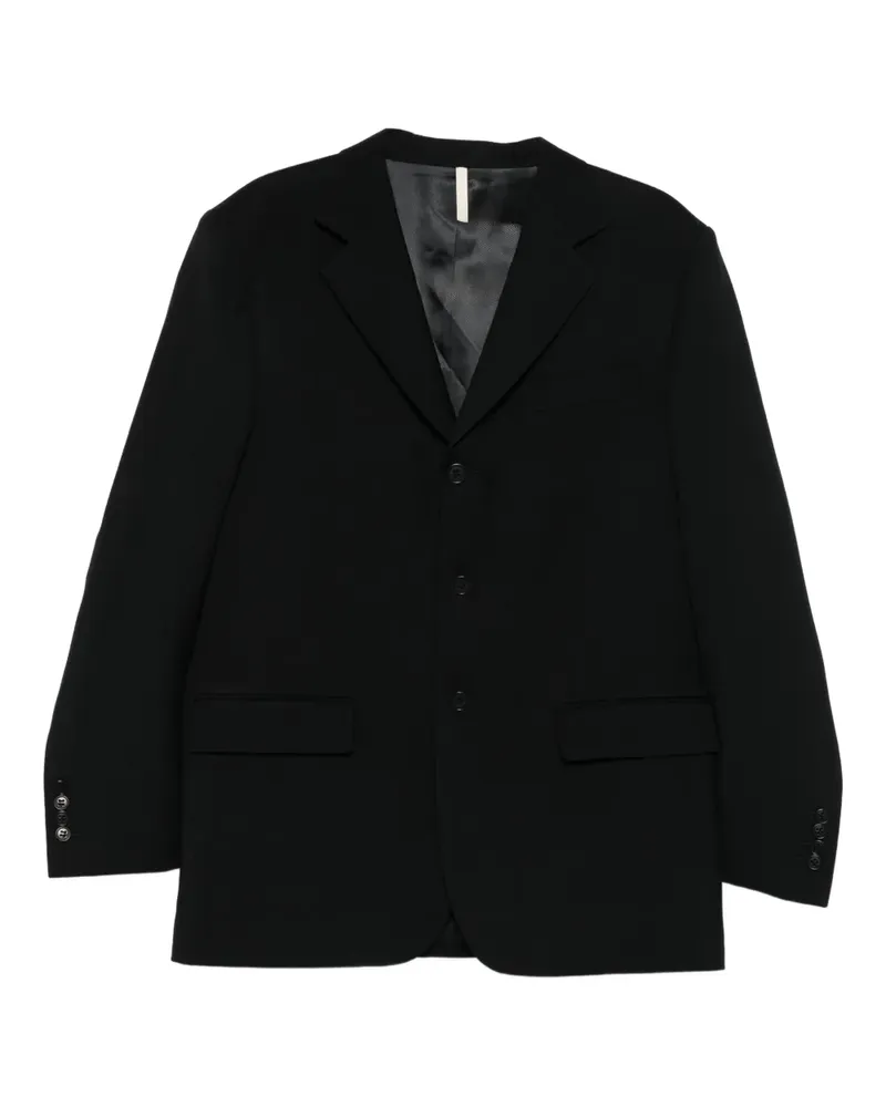 Sunflower single-breasted notched-lapel jacket - Schwarz Schwarz