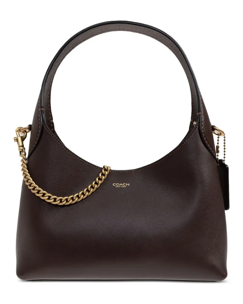 Coach Brooklyn Schultertasche - Braun Braun