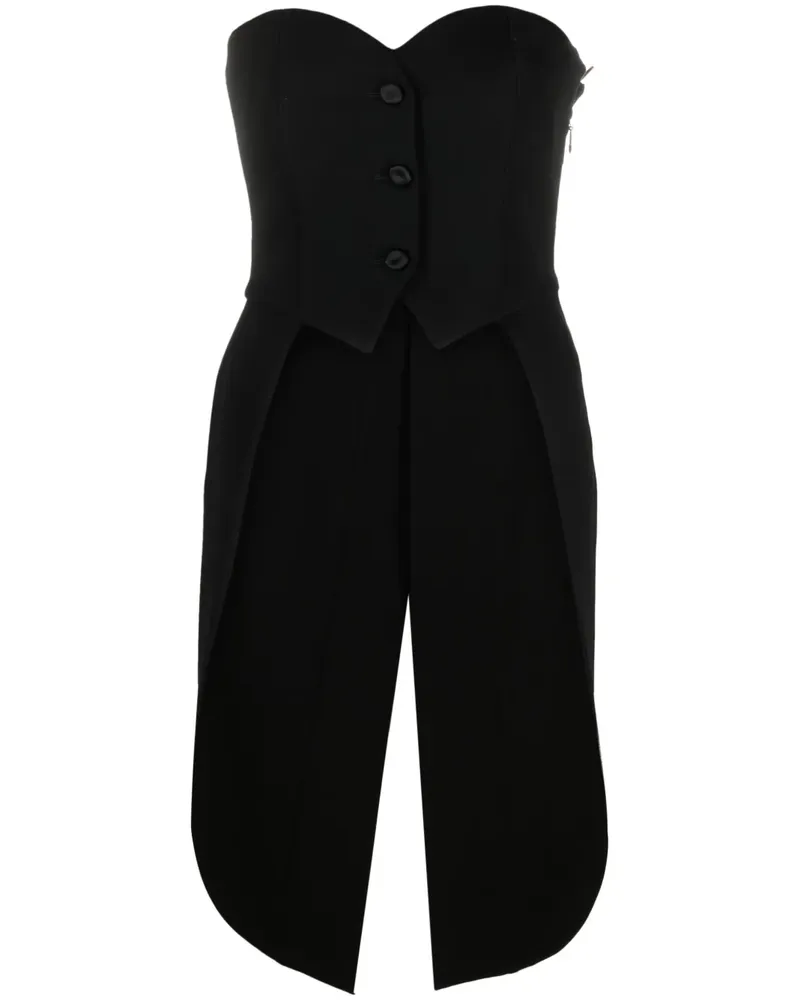 Moschino Asymmetrisches Oberteil - Schwarz Schwarz