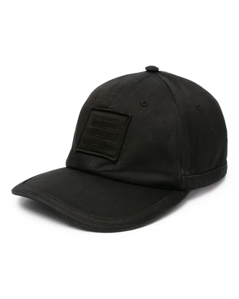 Thom Browne Baseballkappe mit Logo-Patch - 001 BLACK 001