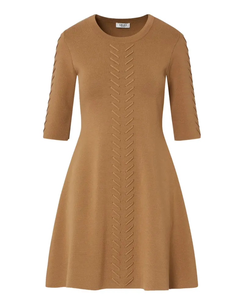 Liu Jo knit fit & flare dress - Nude Nude