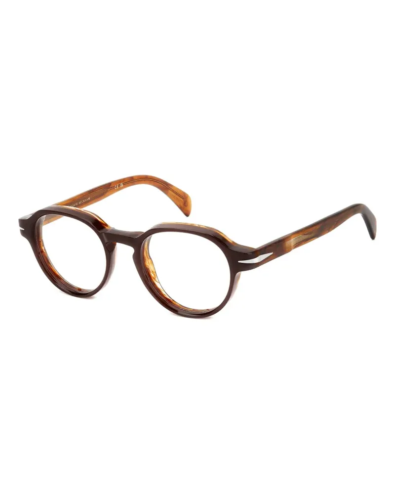 EYEWEAR by DAVID BECKHAM geometric-frame glasses - Braun Braun