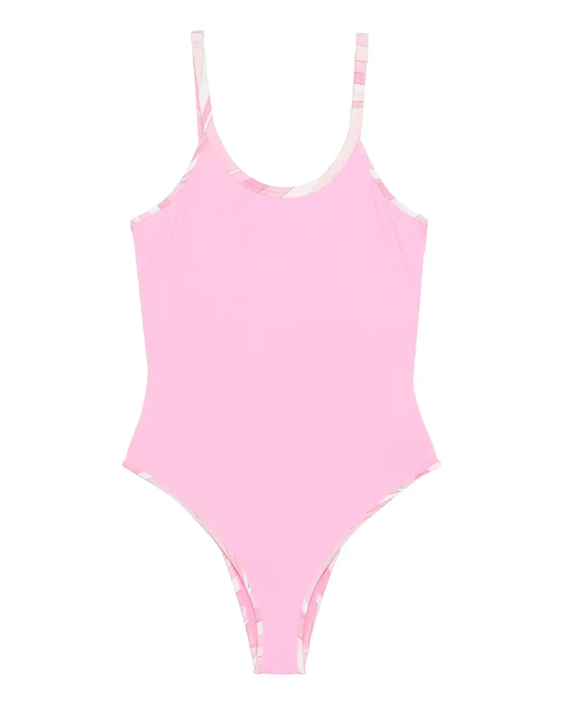Emilio Pucci Badeanzug mit rundem Ausschnitt - Rosa Rosa