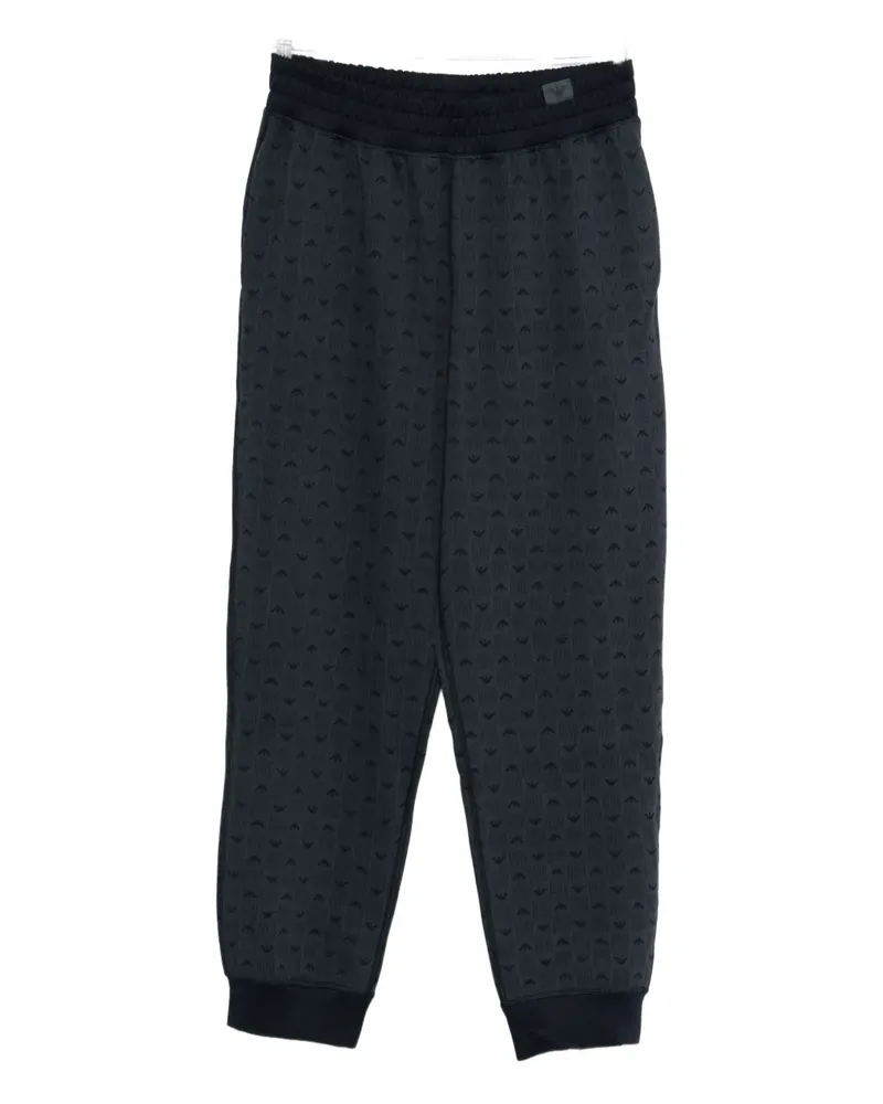 Emporio Armani patterned trousers - BLUE Blue