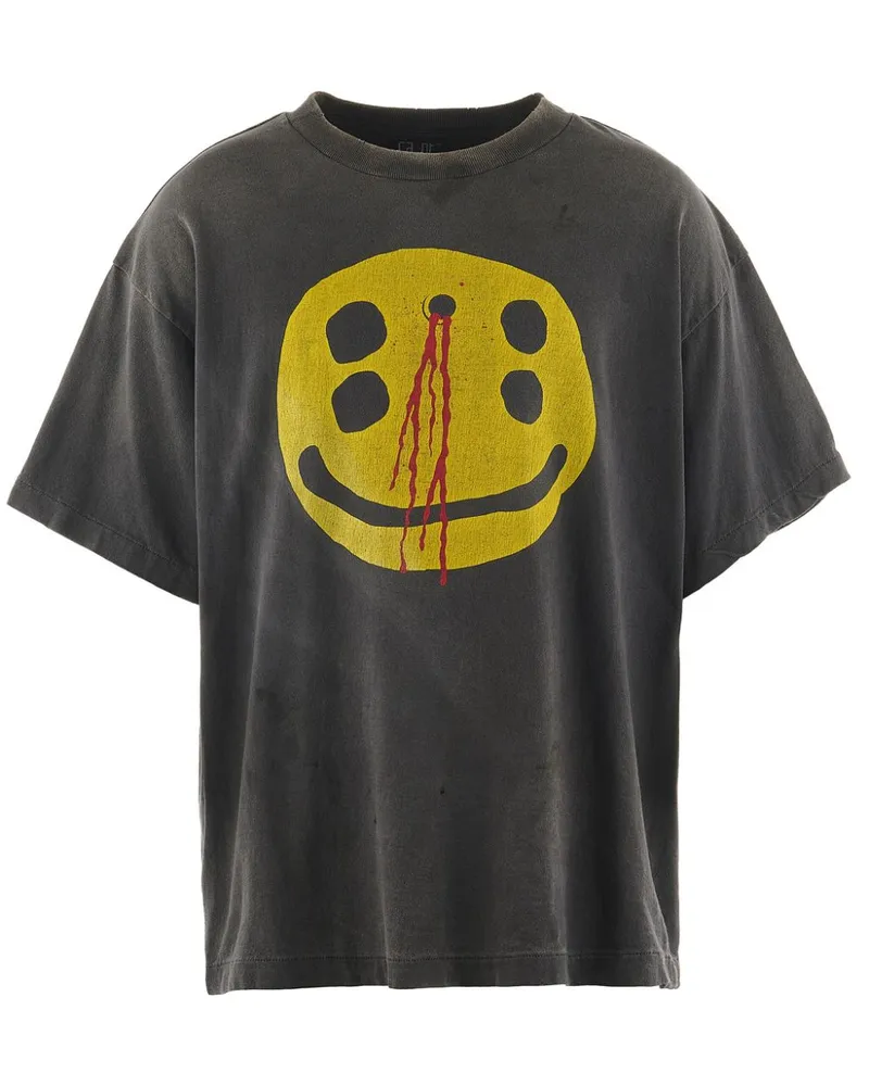 SAINT MXXXXXX x Cactus Plant Flea Market T-Shirt Schwarz
