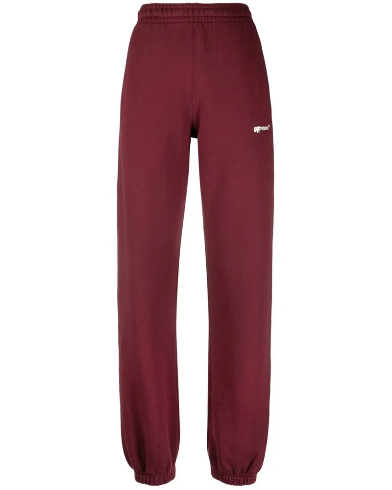 OFF-WHITE Jogginghose mit Logo - Rot Rot