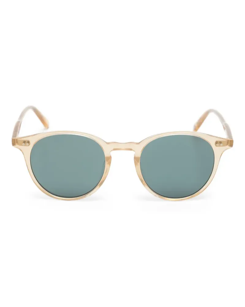 Garrett Leight Clune round-frame sunglasses - Nude Nude