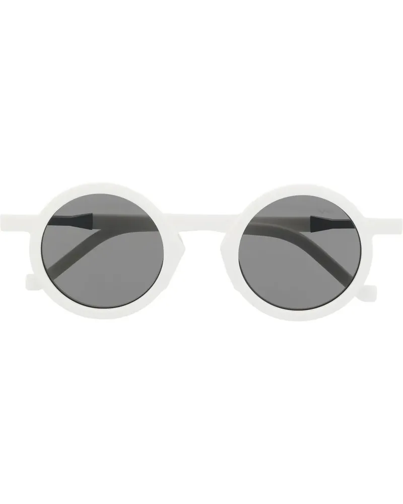 VAVA EYEWEAR Sonnenbrille mit rundem Gestell - Weiß Weiß