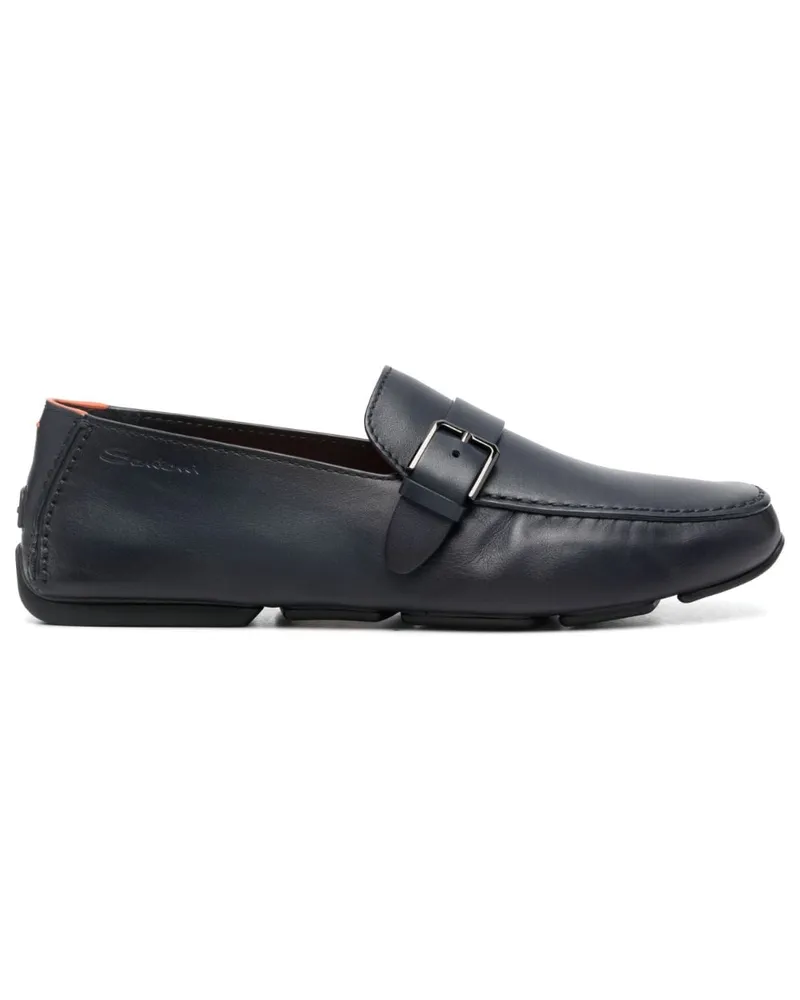 Santoni Klassische Monk-Schuhe - Blau Blau