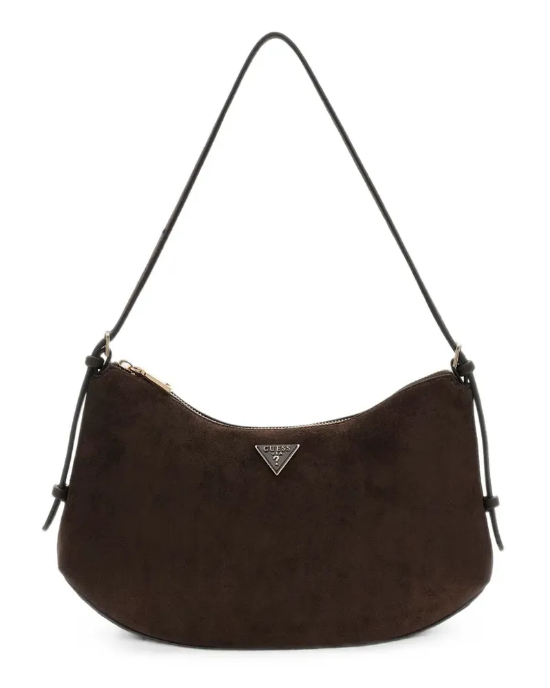 Guess Melita Schultertasche - Braun Braun