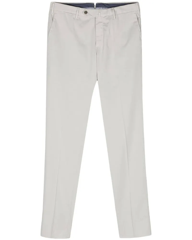 PT TORINO Halbhohe Tapered-Hose - Grau Grau