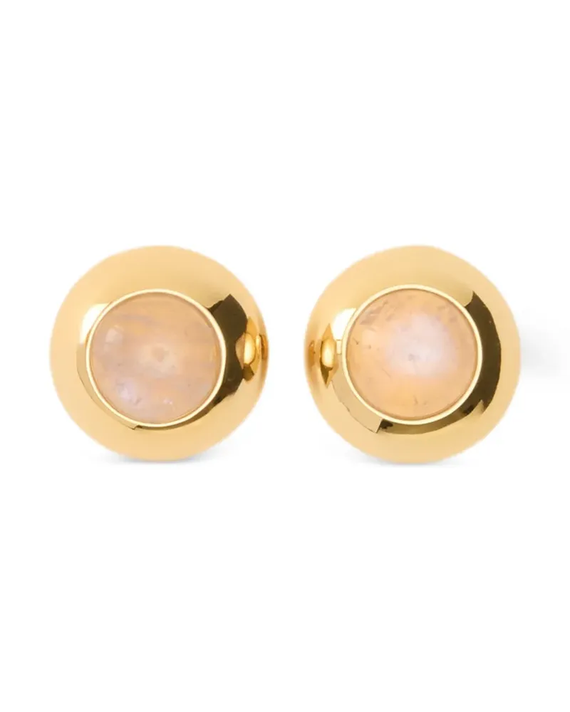 JULIETTA Bombé Ohrringe mit rundem Design - Gold Gold