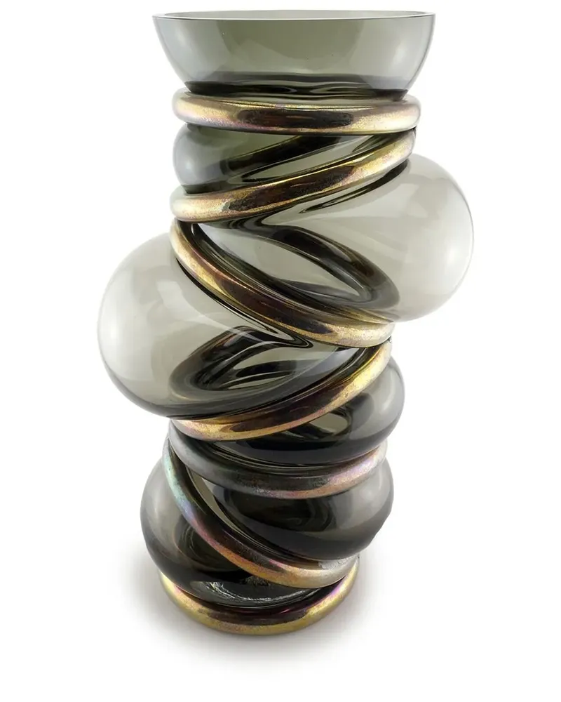 Vanessa Mitrani Asymmetrische Chain Ring Vase - Grau Grau
