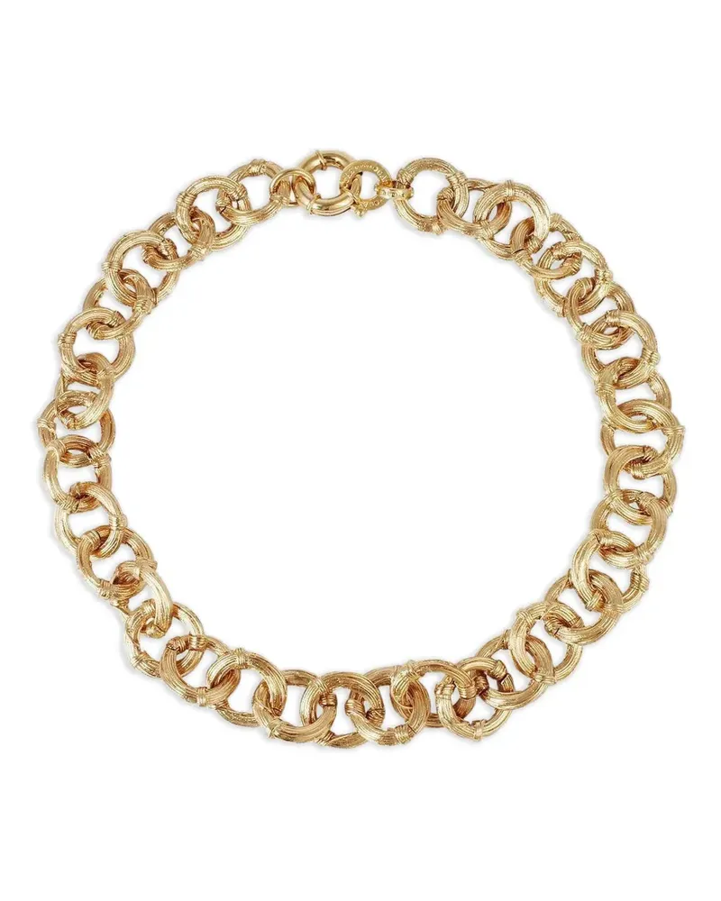 Gas Bijoux Klassische Goldhalskette Gold
