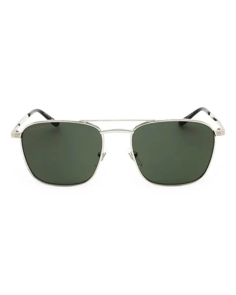 Gucci GG1881S rectangle-frame sunglasses - Silber Silber