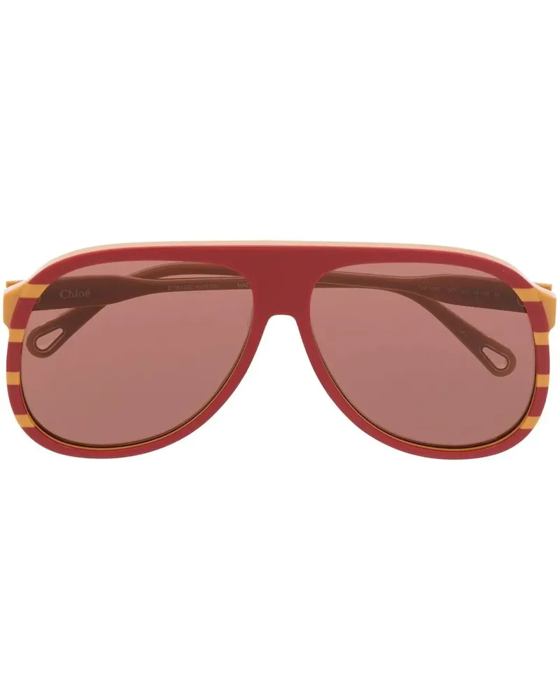 Chloé Dannie Pilotenbrille - Rot Rot