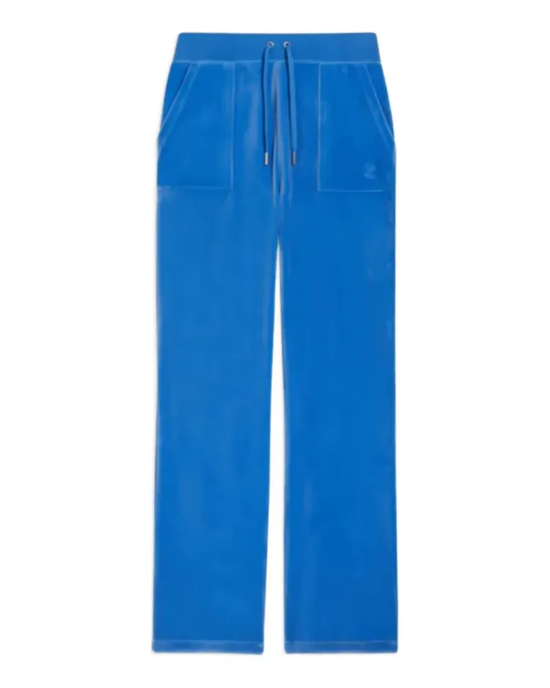 Juicy Couture Del Ray Hose aus Velours - Blau Blau