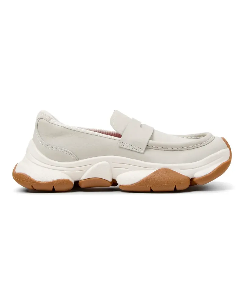 Camper Karst leather loafers - Nude Nude