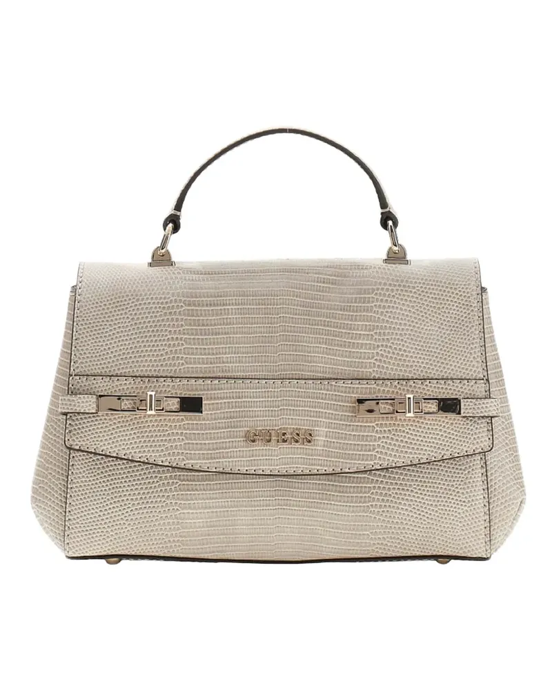 Guess Umhängetasche mit Eidechsen-Effekt - Nude Nude