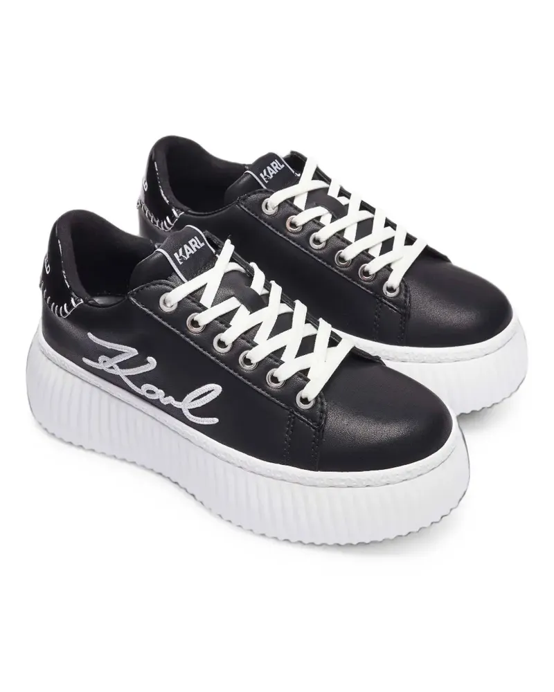 Karl Lagerfeld Kreeper platform sneakers - Schwarz Schwarz