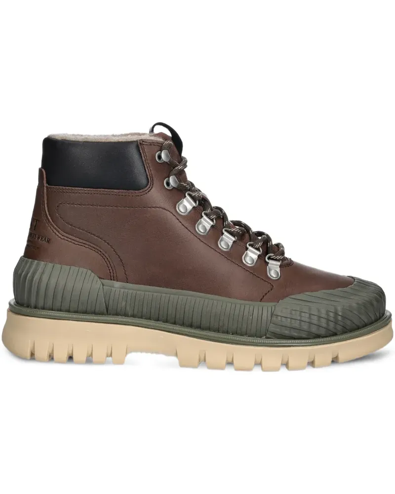 Gant Nebrada lace-up lug-sole boots - Braun Braun