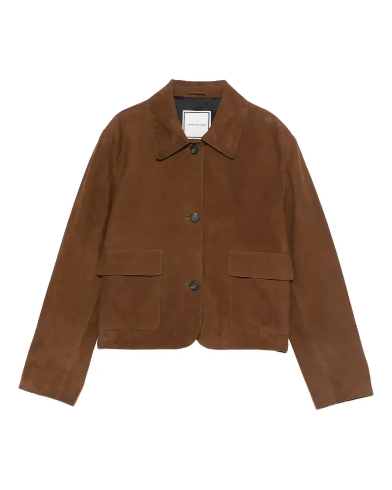 Tagliatore Valerie lambskin jacket - Braun Braun