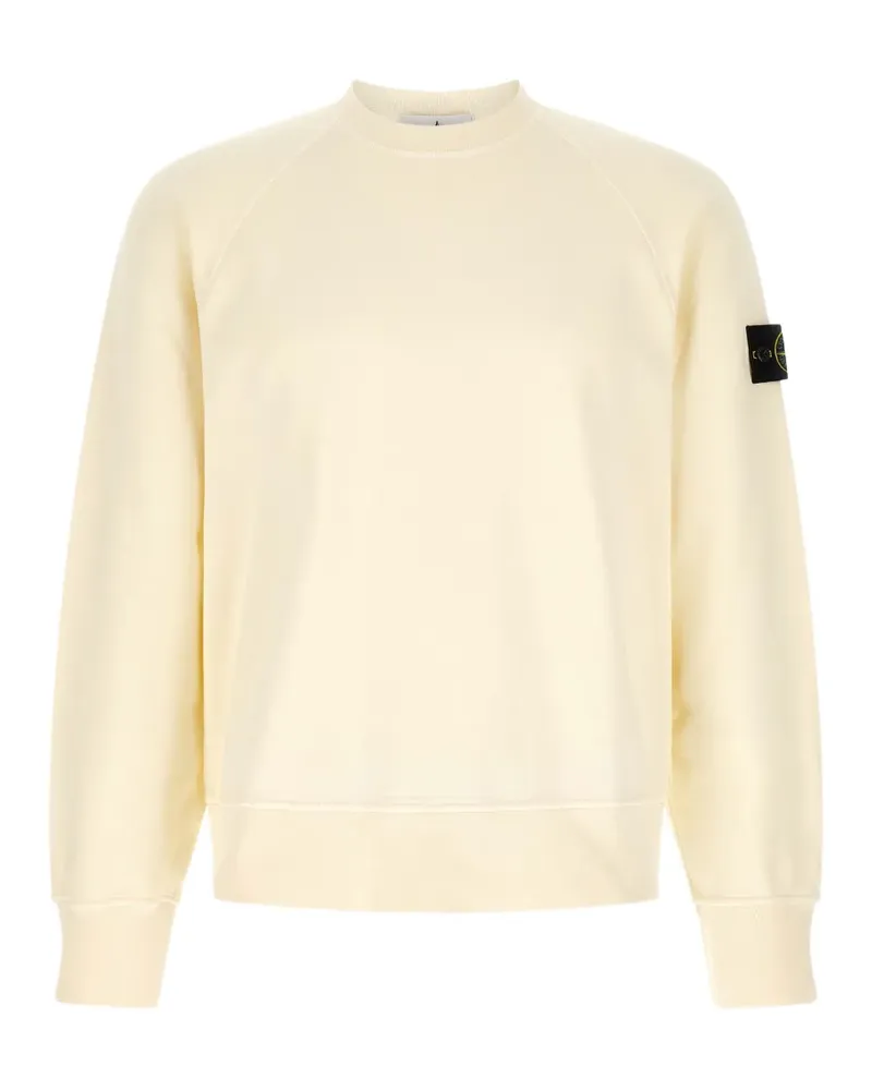 Stone Island 6100008 organic cotton fleece sweatshirt - Nude Nude