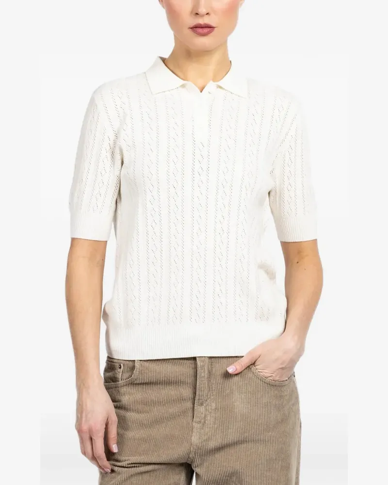 Lisa Yang Cristine polo top - Weiß Weiß