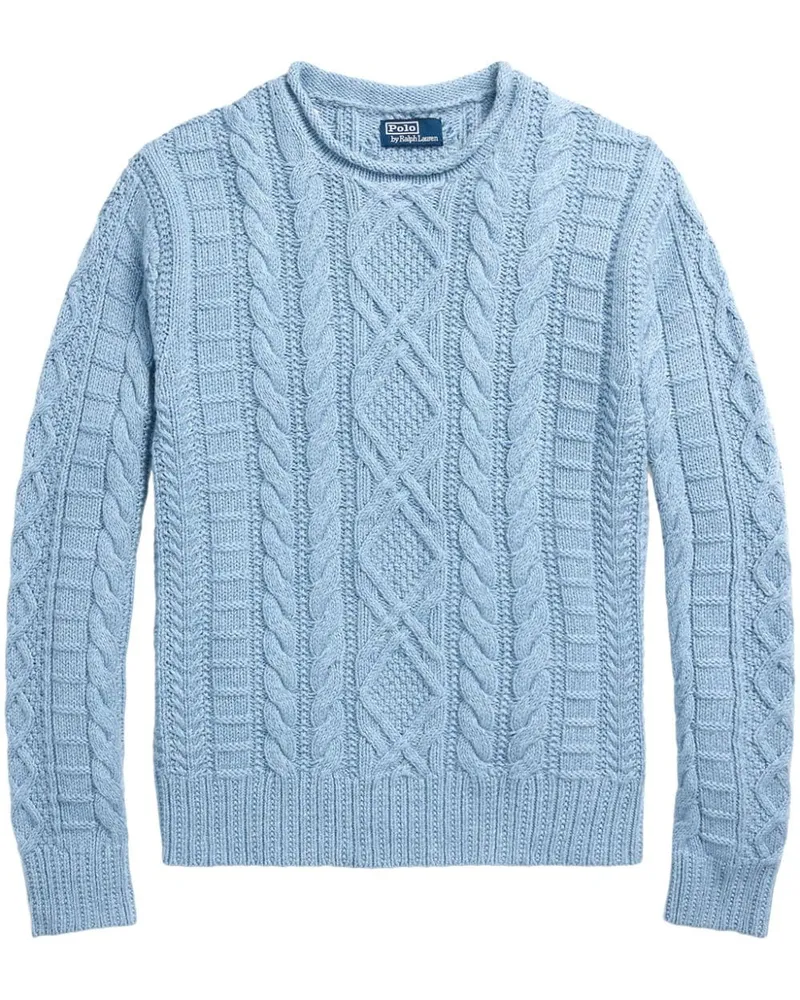 Ralph Lauren Gestrickter Pullover Blau