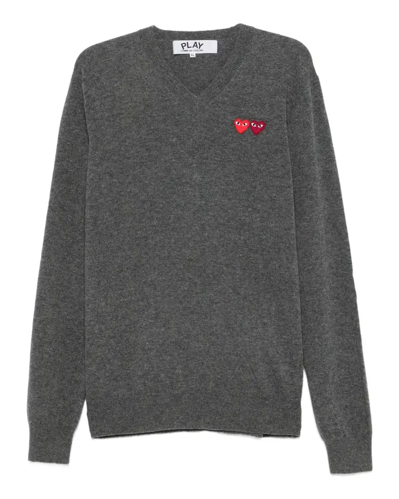 Comme des Garçons Pullover mit V-Ausschnitt - Grau Grau