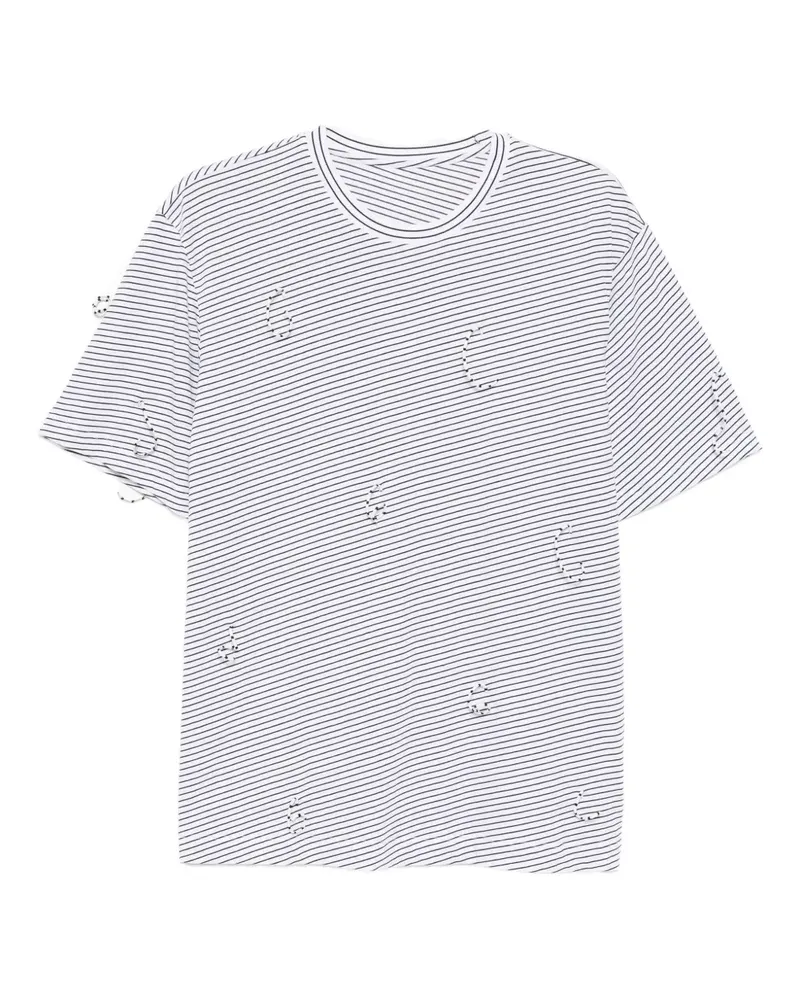 JNBY Gestreiftes T-Shirt - Weiß Weiß