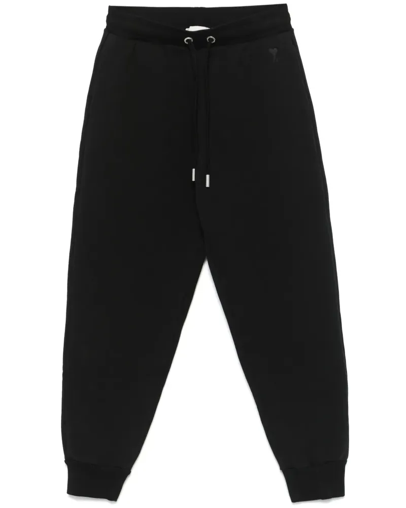 AMI Paris Jogginghose mit Ami de Coeur-Motiv - Schwarz Schwarz