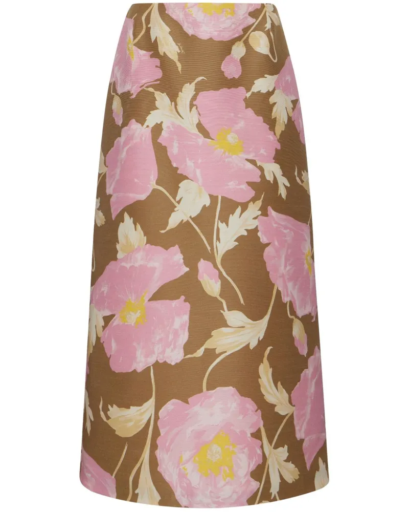 La DoubleJ Klassischer Bleistiftrock - Grün Grün