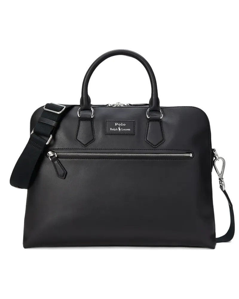 Ralph Lauren Aktentasche aus Leder - Schwarz Schwarz