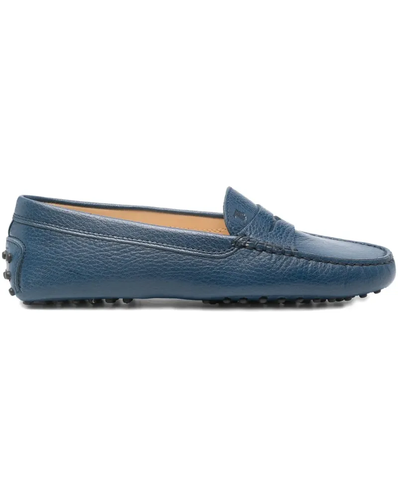 TOD'S Gommino Loafer aus strukturiertem Leder - Blau Blau