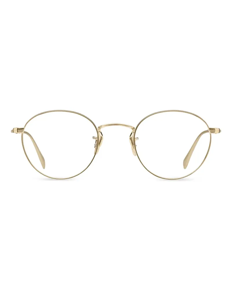 Oliver Peoples Brille mit runden Gläsern - Metallic Metallic