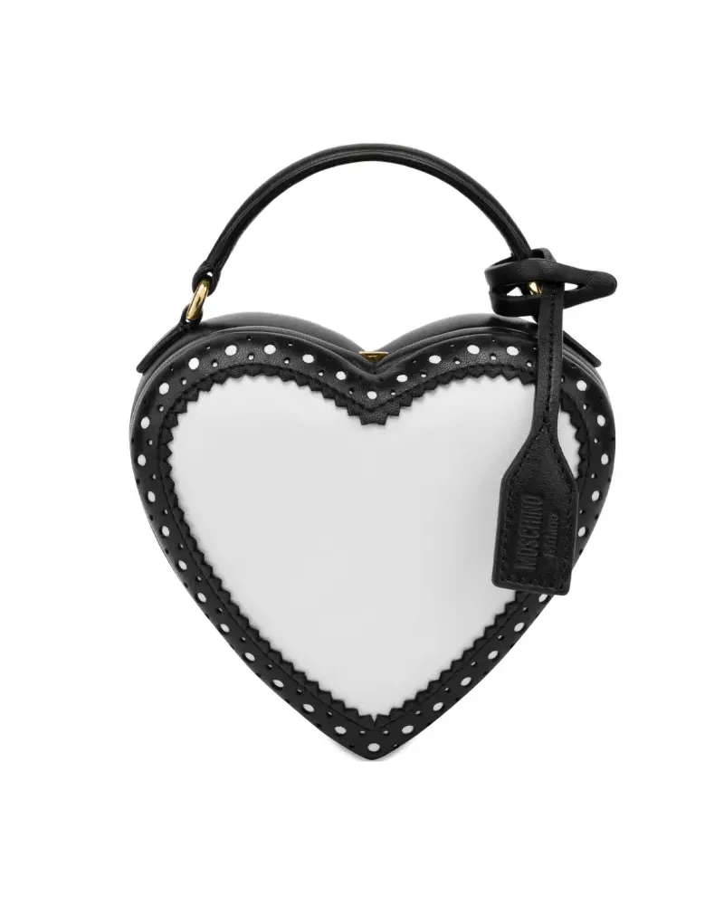 Moschino Love Me Clutch - Weiß Weiß