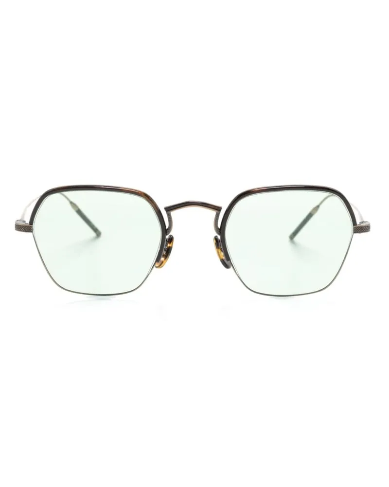 Oliver Peoples Brille mit eckigem Gestell - Braun Braun