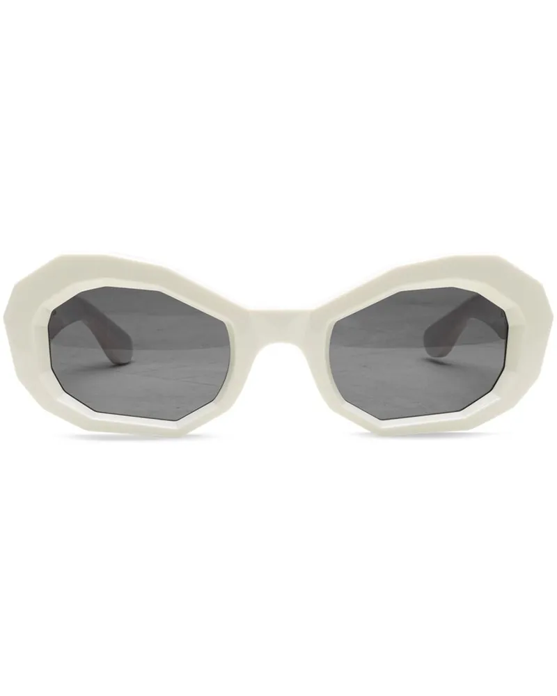 Amiri Honeycomb "White" Sonnenbrille - Weiß Weiß
