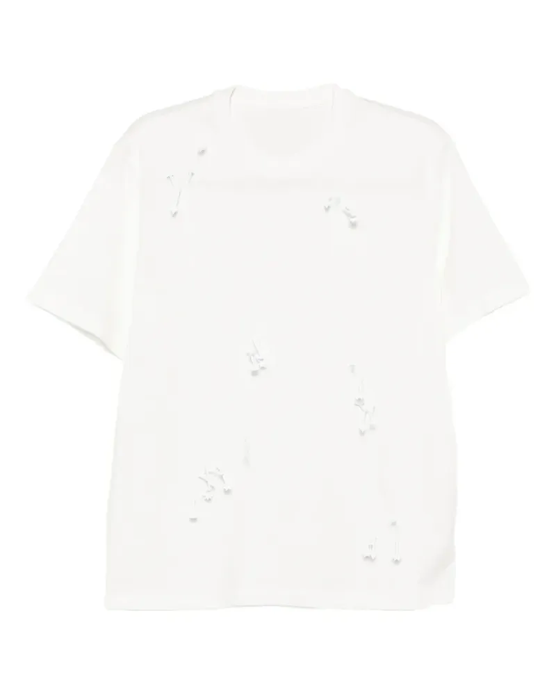 JNBY T-Shirt mit 3D-Blume - Weiß Weiß