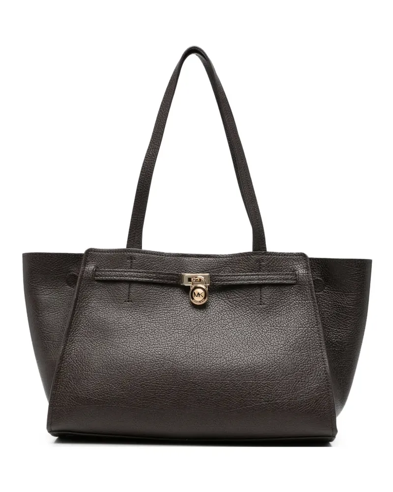 Michael Kors Hamilton Tote Bag mit Logoplakette - Braun Braun